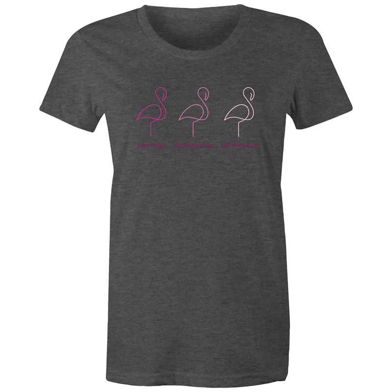 Flamingo - Women's T-shirt Asphalt Marle Womens T-shirt animal Womens