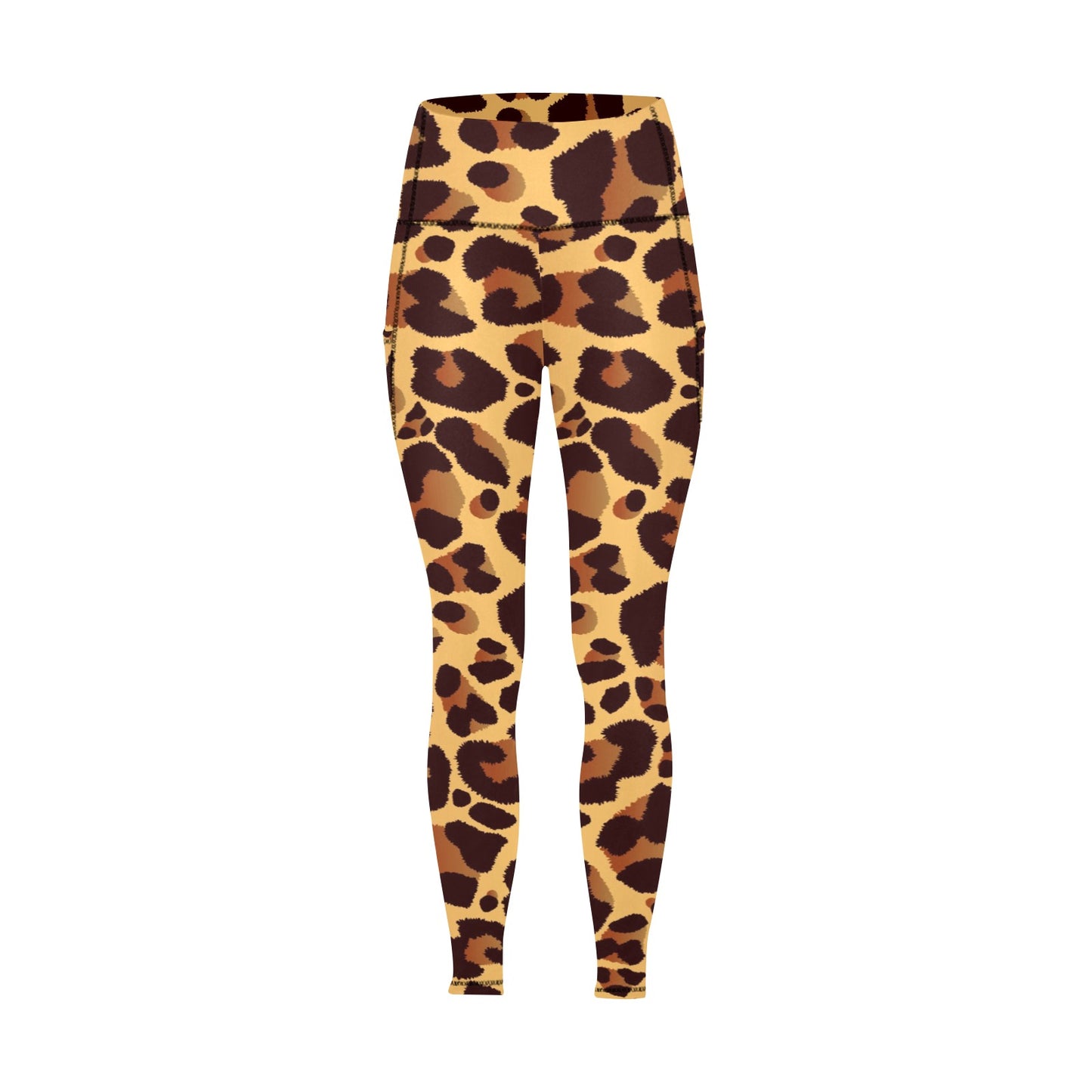 Leopard Print - Women's Leggings with Pockets Women's Leggings with Pockets S - 2XL animal