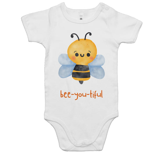 Bee-you-tiful - Baby Bodysuit White Baby Bodysuit animal