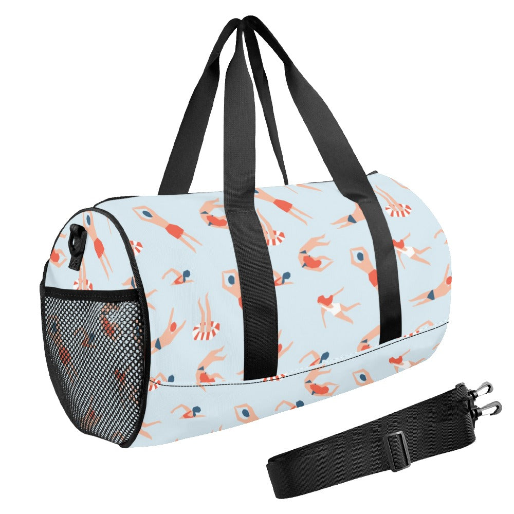 Summer Swim - Duffle Bag Round Duffle Bag Summer