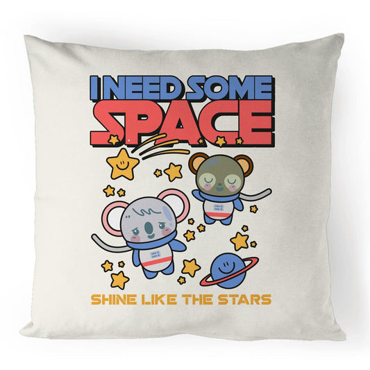 I Need Some Space - 100% Linen Cushion Cover Default Title Linen Cushion Cover Space