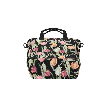 Tulips - Tote Bag with Shoulder Strap Nylon Tote Bag