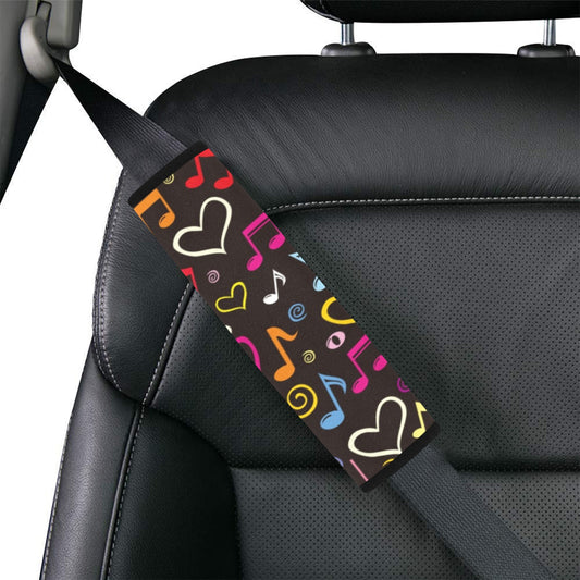 Musical Notes Car Seat Belt Cover 7''x10'' (Pack of 2) Car Seat Belt Cover 7x10 (Pack of 2)