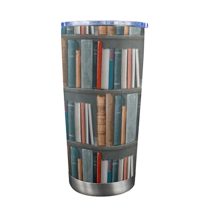 Books - 20oz Travel Mug with Clear Lid Clear Lid Travel Mug