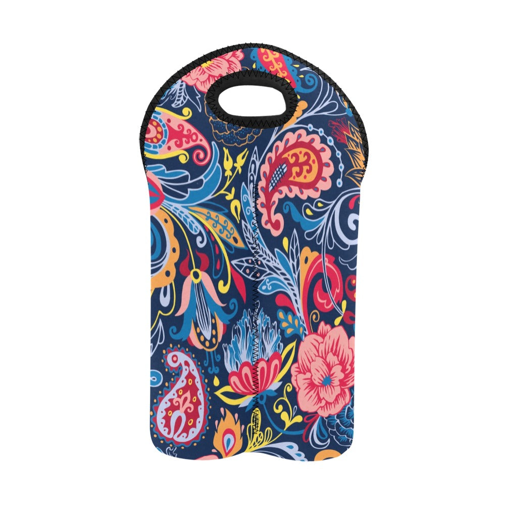 Paisley - 2-Bottle Neoprene Wine Bag 2 Bottle Wine Bag Printed Offshore