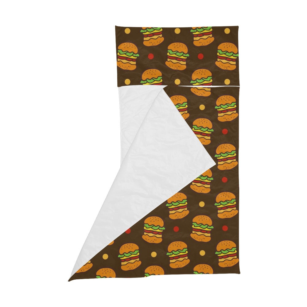 Burgers - Kids' Sleeping Bag Kids Sleeping Bag Food Printed Offshore