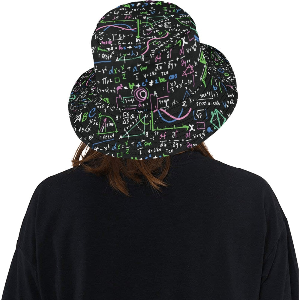 Equations In Green And Pink - Bucket Hat Bucket Hat for Women Maths Printed Offshore Science