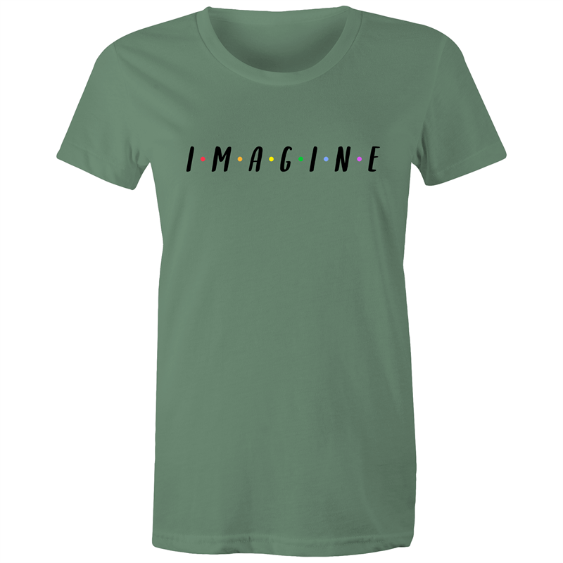 Imagine - Women's T-shirt Sage Womens T-shirt Womens