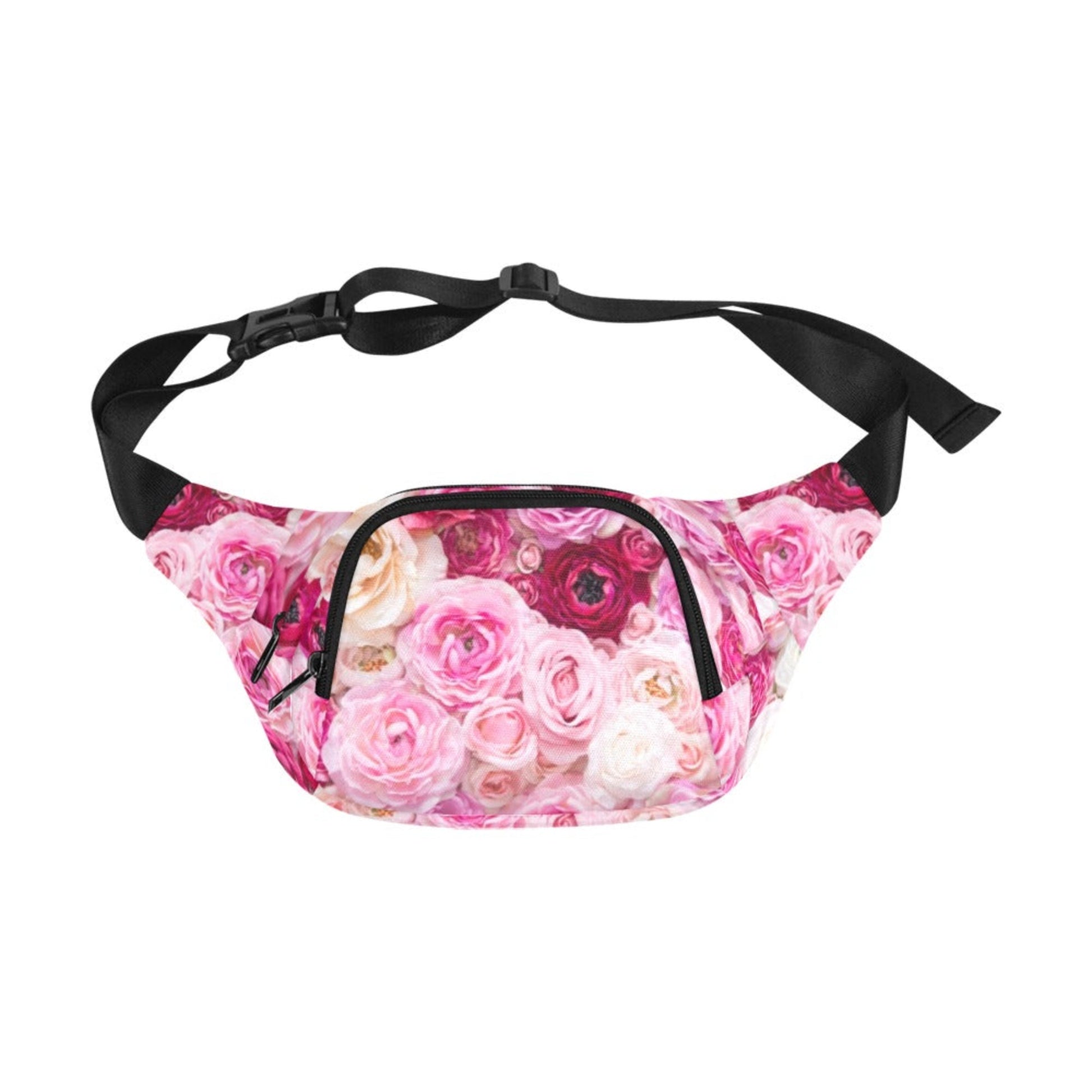 Pink Flowers - Bum Bag / Fanny Pack Bum Bag