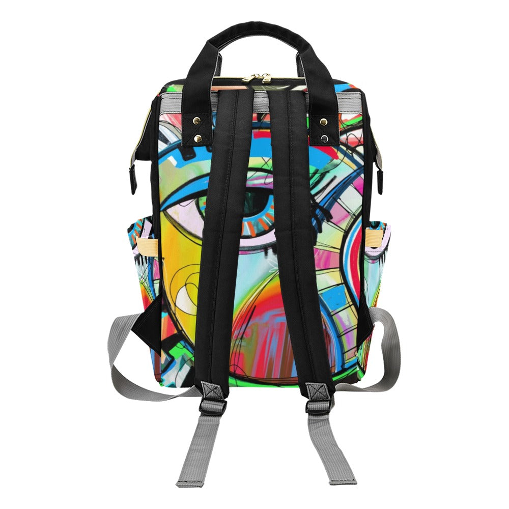 Graffiti Bird - Multi-Function Backpack Multifunction Backpack