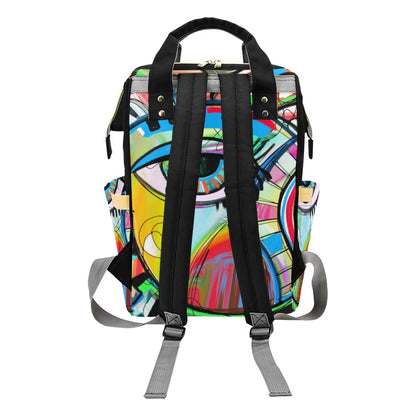 Graffiti Bird - Multi-Function Backpack Multifunction Backpack