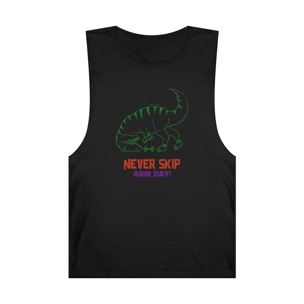 Never Skip Arm Day - Mens Tank Top Tee Mens Tank Fitness Mens
