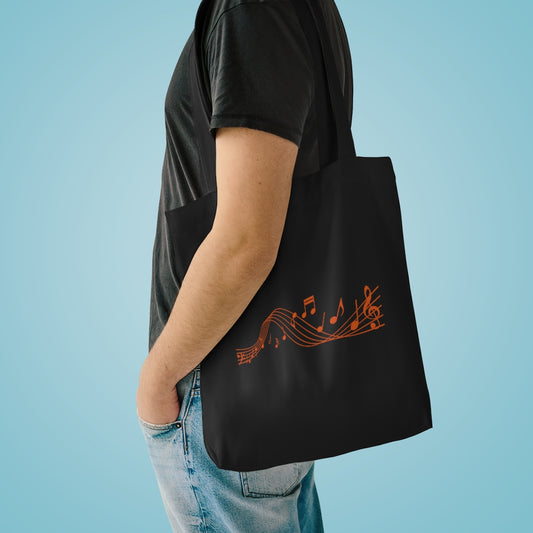 Music Notes - Canvas Tote Bag Tote Bag Music