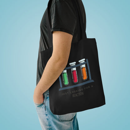 Test Tube, Just Looking For A Reaction - Canvas Tote Bag Tote Bag Science