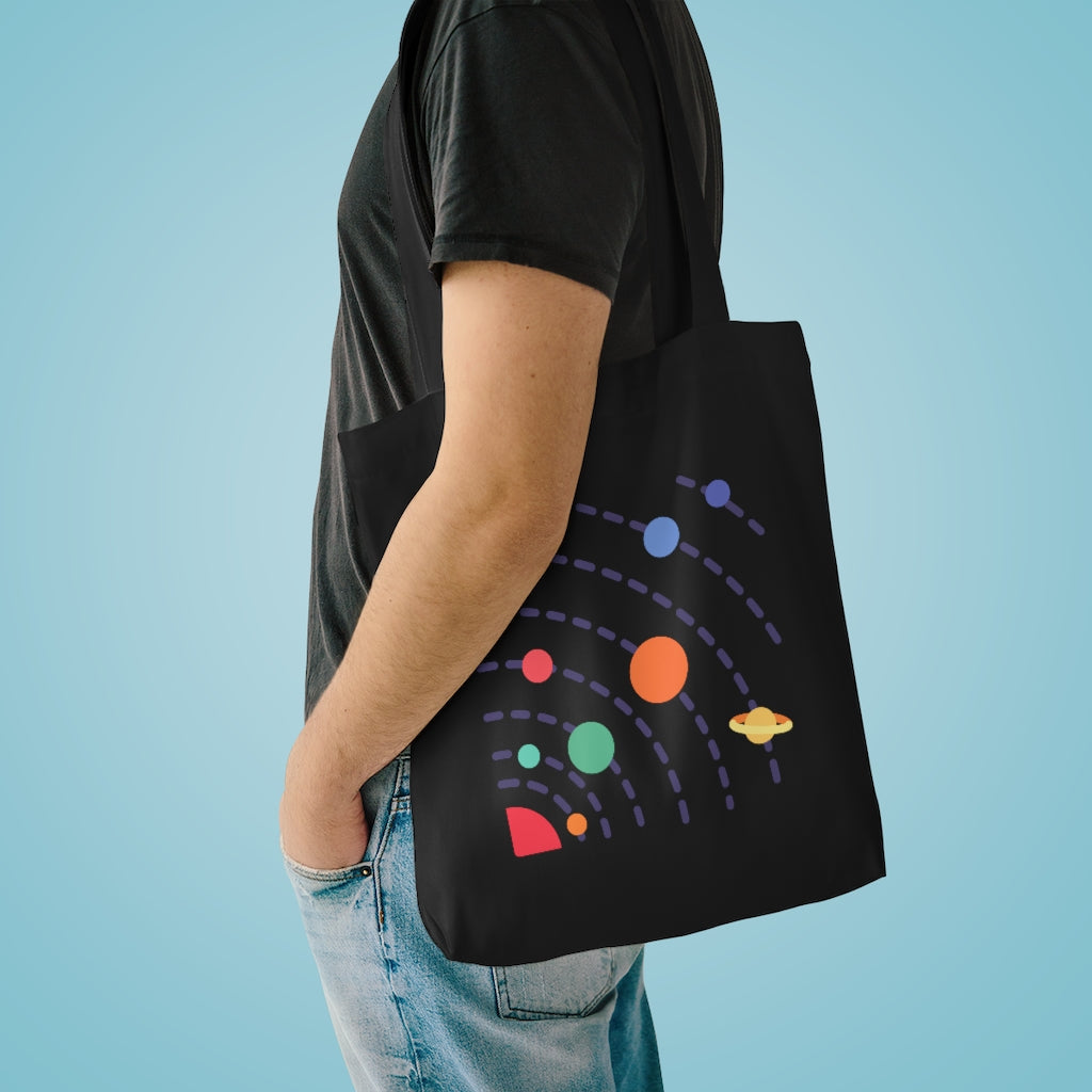 Solar System - Canvas Tote Bag Tote Bag Space