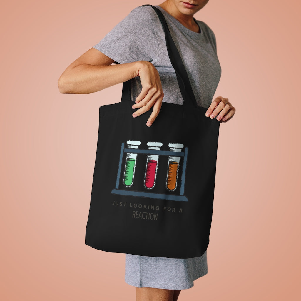 Test Tube, Just Looking For A Reaction - Canvas Tote Bag Tote Bag Science