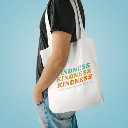 Kindness Can Change The World - Canvas Tote Bag Tote Bag Motivation
