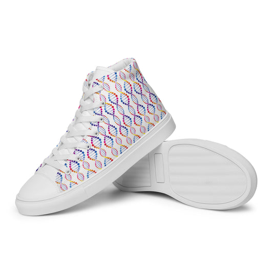 DNA - Men’s high top canvas shoes Mens High Top Shoes Outside Australia Printed Offshore