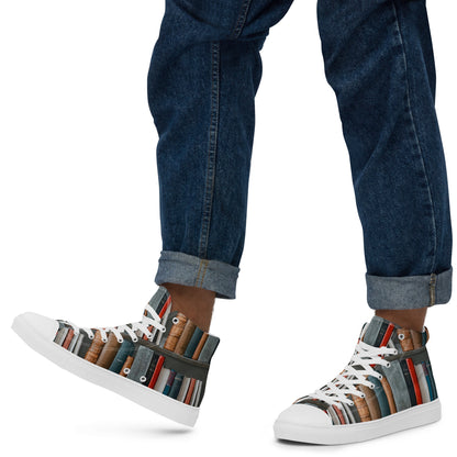 Books - Men’s high top canvas shoes Mens High Top Shoes Outside Australia