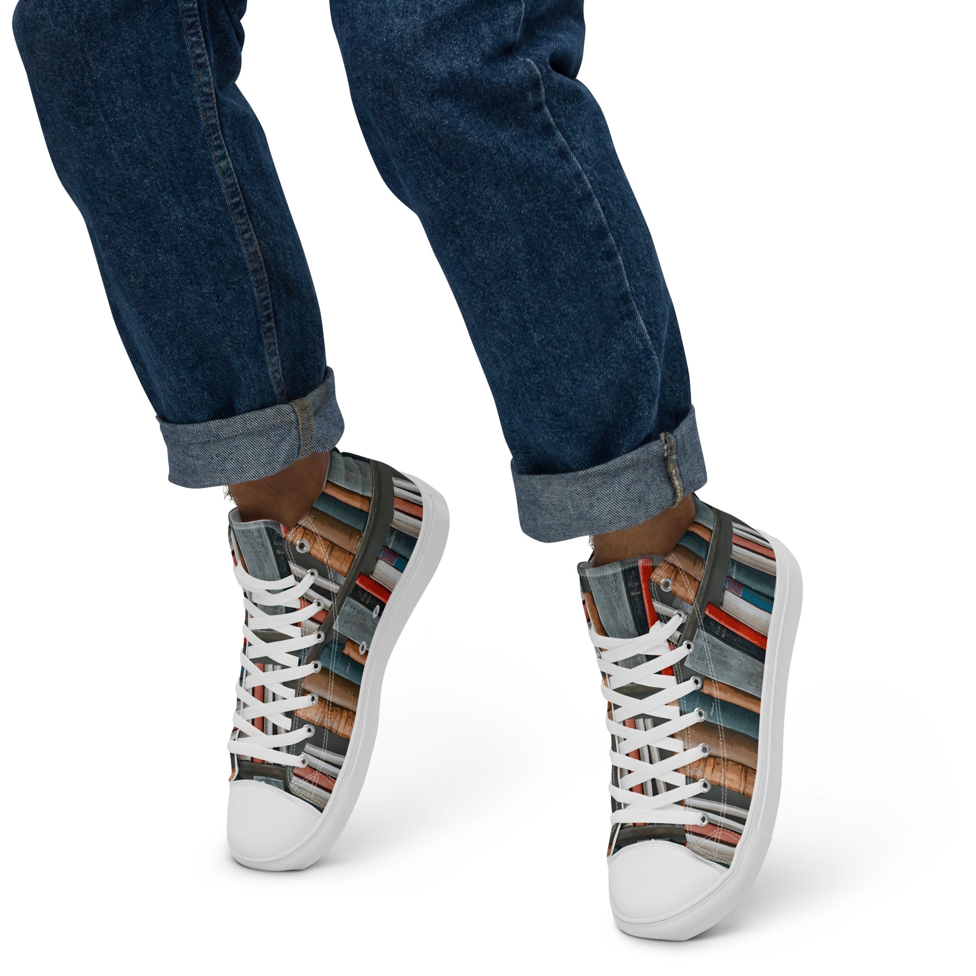 Books - Men’s high top canvas shoes Mens High Top Shoes Outside Australia