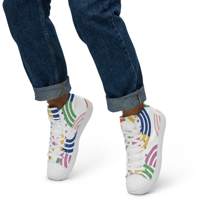 Arcs - Men’s high top canvas shoes Mens High Top Shoes Outside Australia