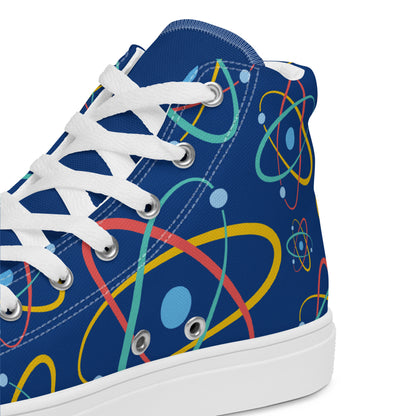 Atoms - Men’s high top canvas shoes Mens High Top Shoes Outside Australia Printed Offshore