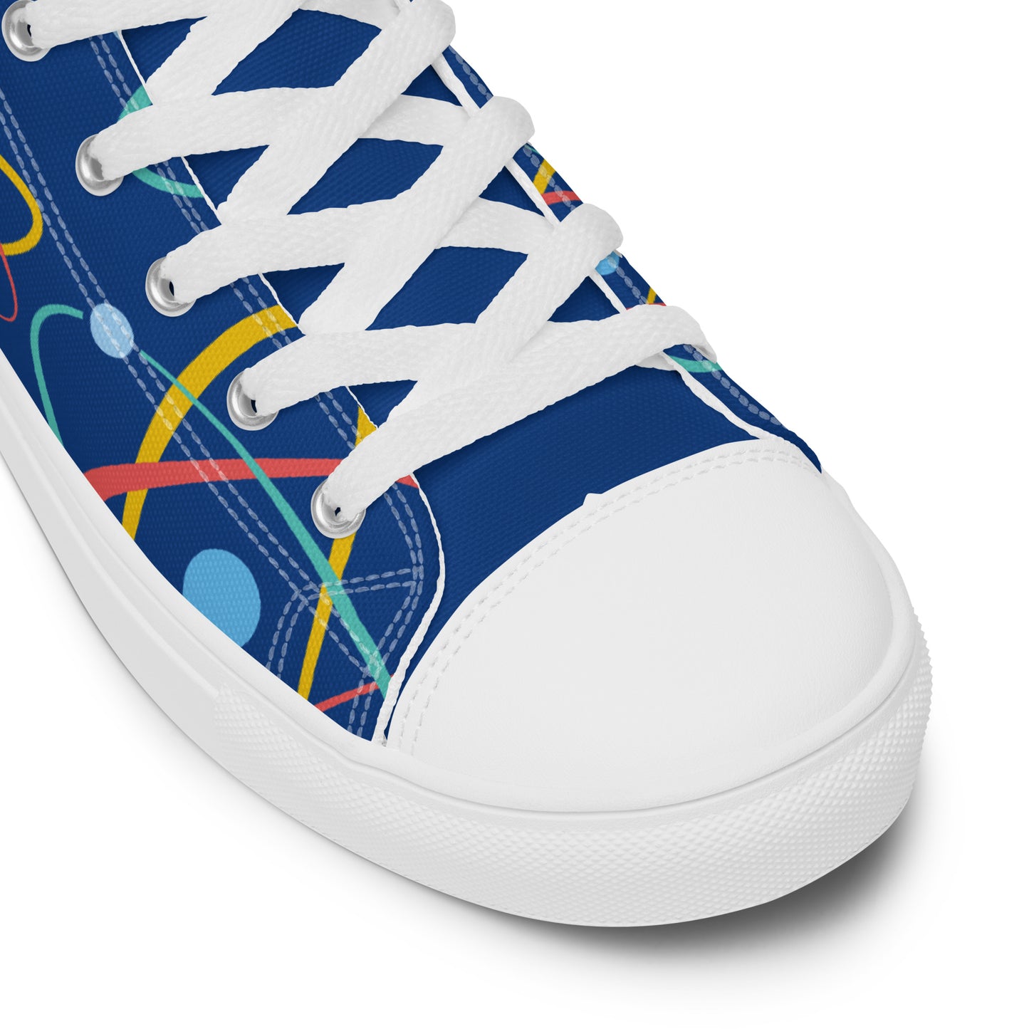 Atoms - Men’s high top canvas shoes Mens High Top Shoes Outside Australia Printed Offshore