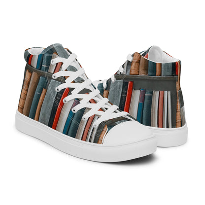 Books - Men’s high top canvas shoes Mens High Top Shoes Outside Australia