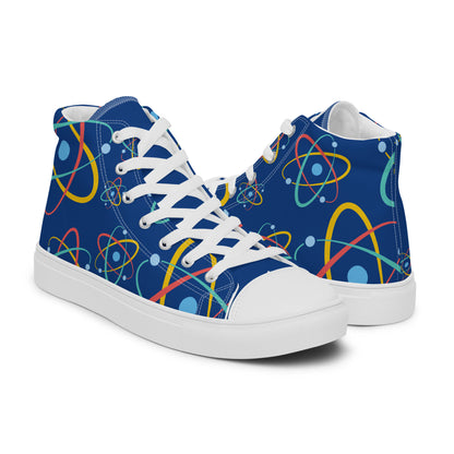 Atoms - Men’s high top canvas shoes Mens High Top Shoes Outside Australia Printed Offshore