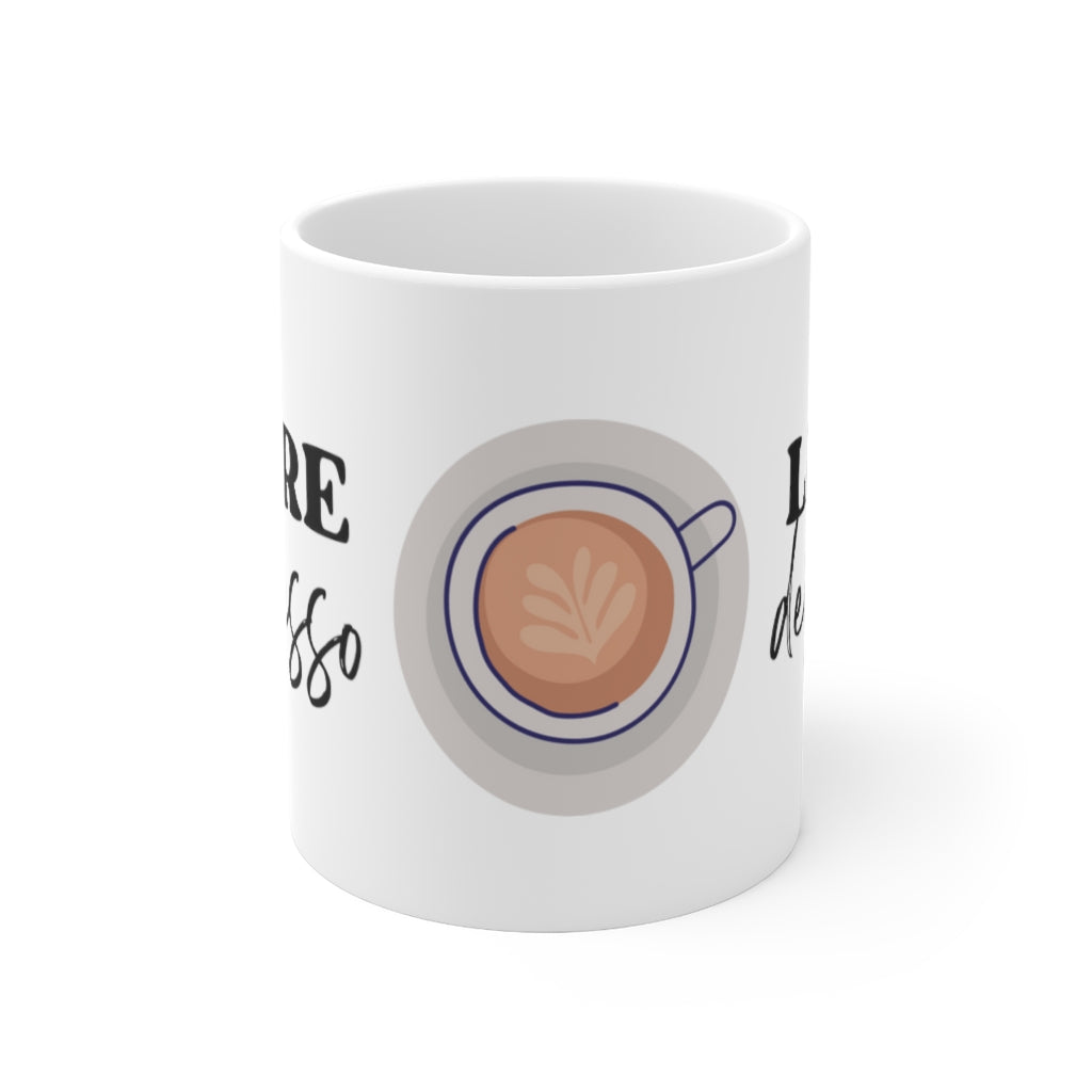More Espresso, Less Depresso - 11oz Ceramic Mug 11 oz Mug Coffee
