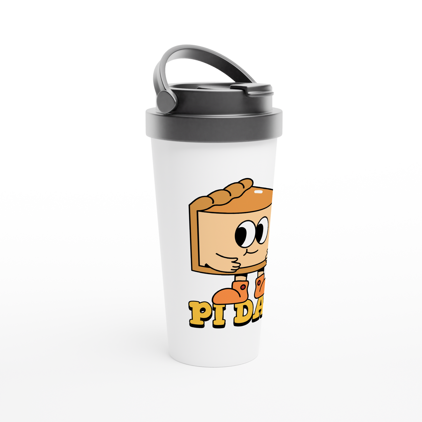 Pi Day - White 15oz Stainless Steel Travel Mug Travel Mug Globally Fulfilled Maths Science