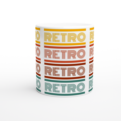 Retro - White 11oz Ceramic Mug White 11oz Mug