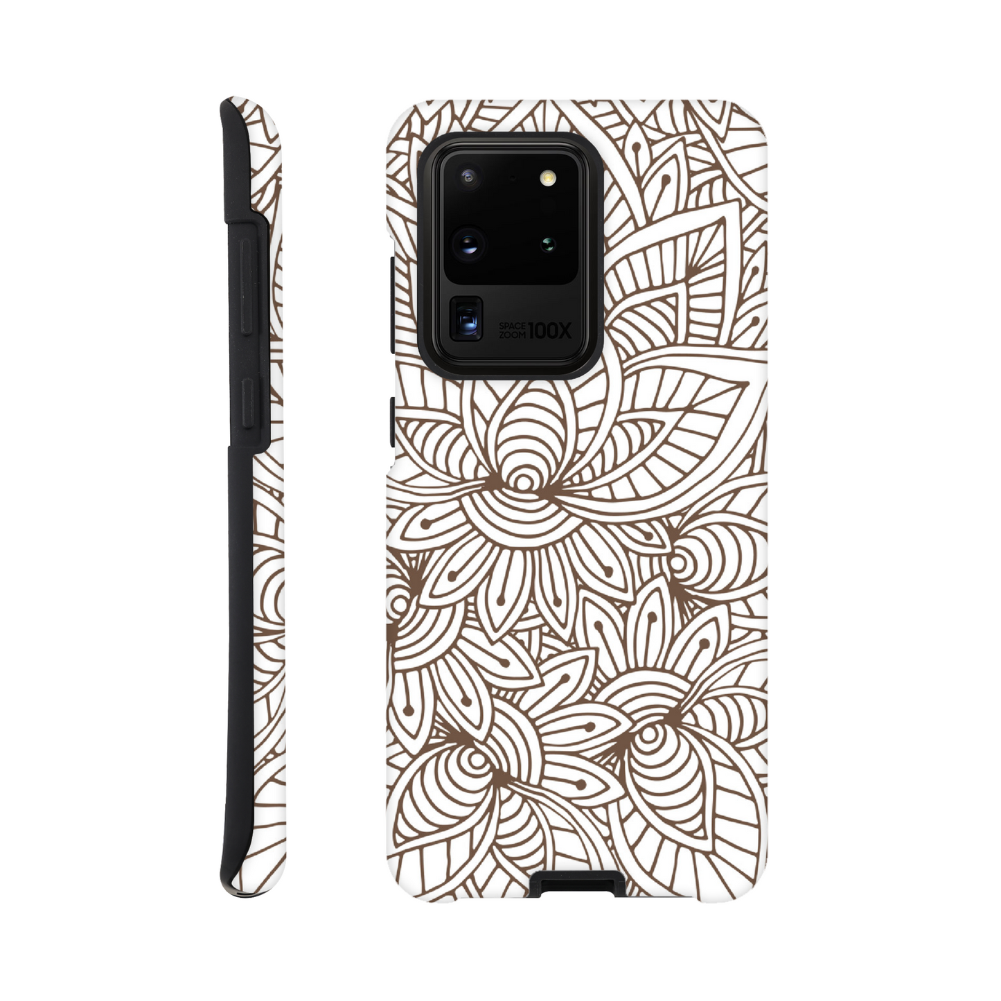 Natural Floral - Phone Tough Case Galaxy S20 Ultra Phone Case Globally Fulfilled