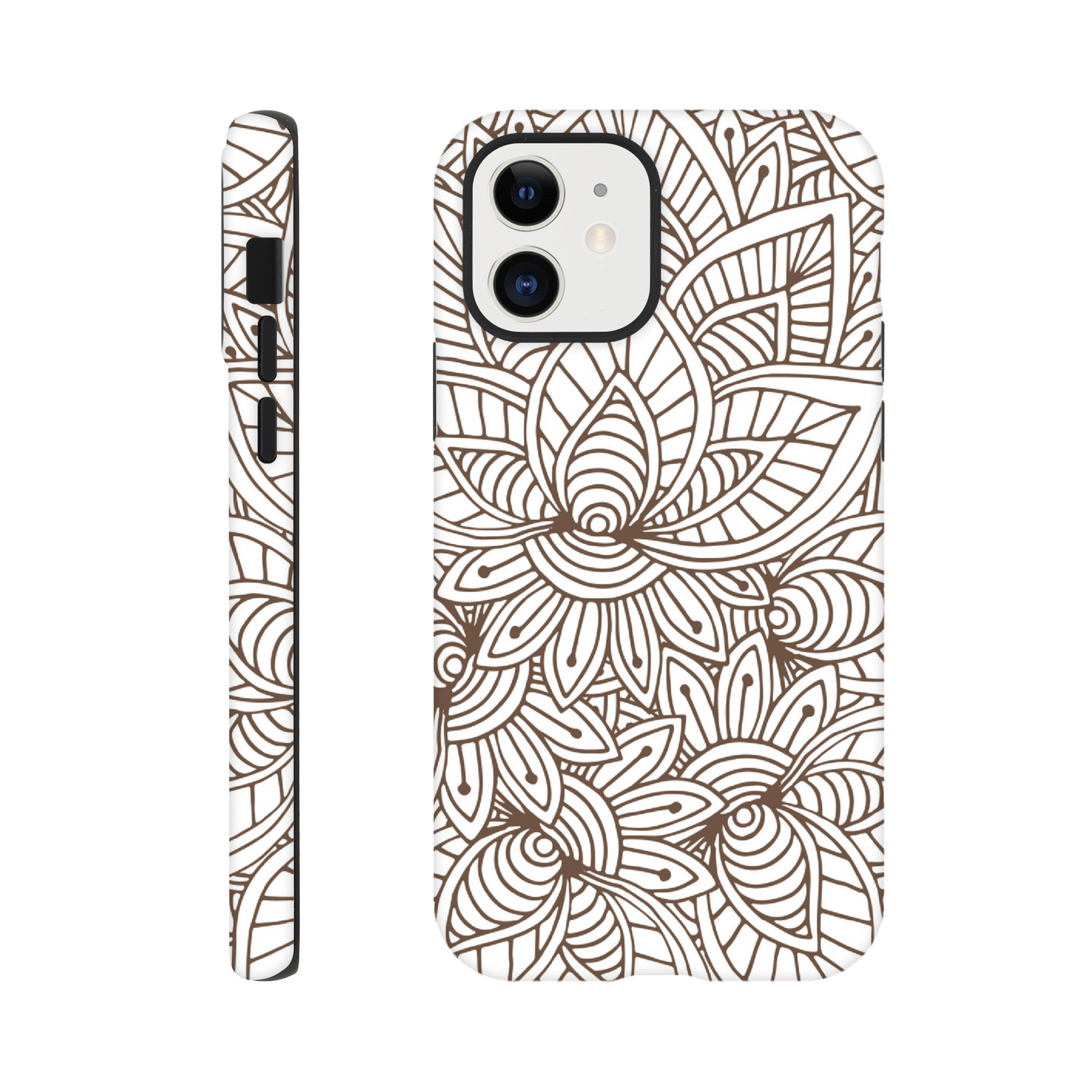 Natural Floral - Phone Tough Case iPhone 12 Phone Case Globally Fulfilled