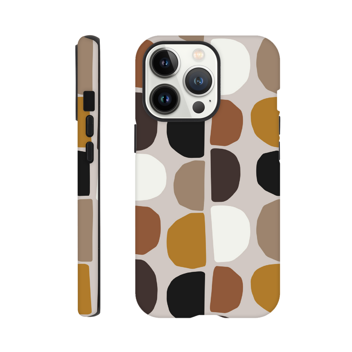 Pebble Brown - Phone Tough Case iPhone 13 Pro Phone Case