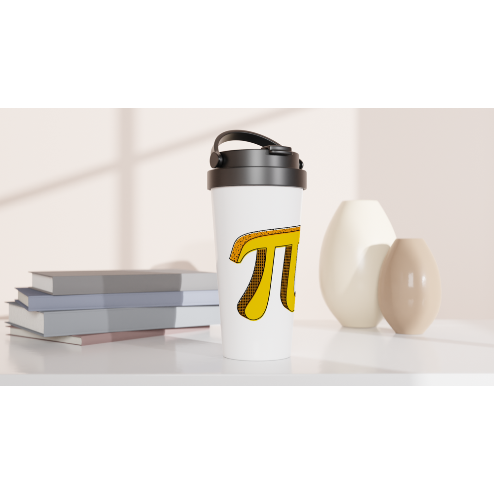 Pi - White 15oz Stainless Steel Travel Mug Travel Mug Maths Science