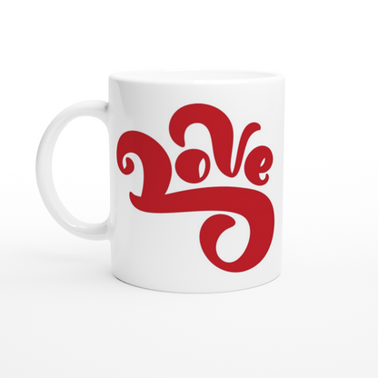 Love - White 11oz Ceramic Mug White 11oz Mug