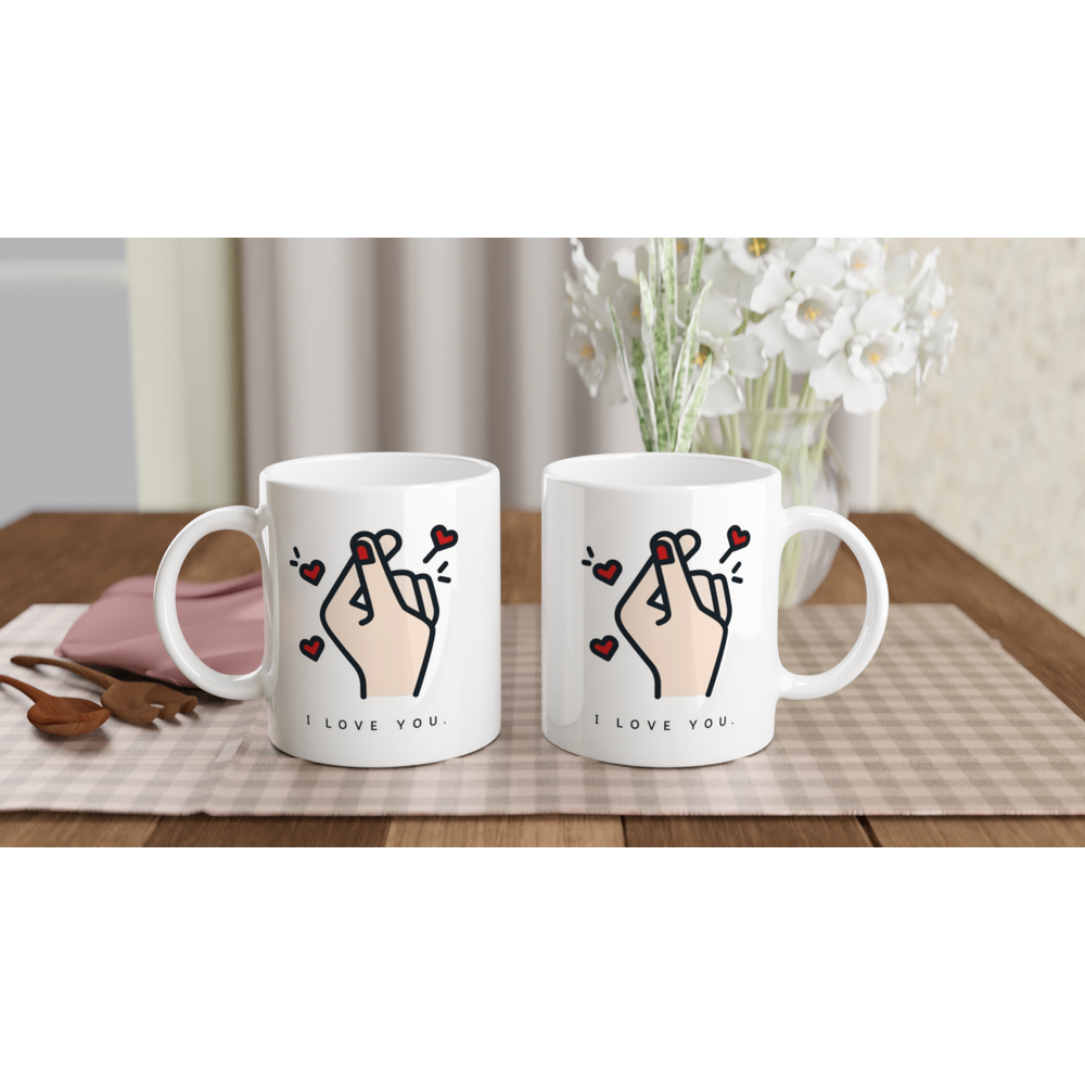 I Love You - White 11oz Ceramic Mug White 11oz Mug