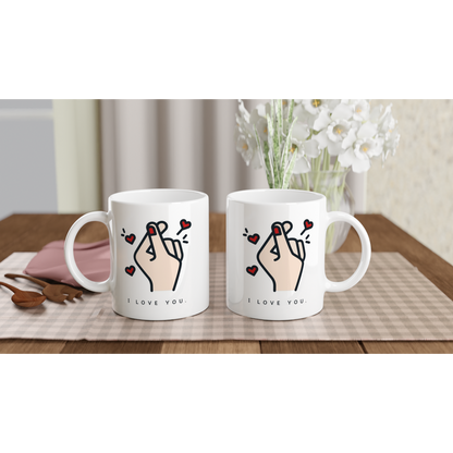 I Love You - White 11oz Ceramic Mug White 11oz Mug