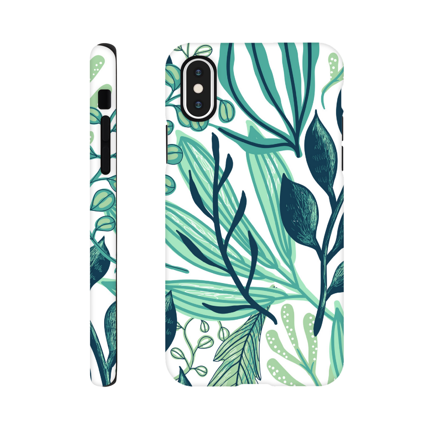 Green Foliage - Phone Tough Case iPhone X Phone Case