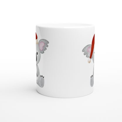 Christmas Koala - White 11oz Ceramic Mug Christmas White Mug Globally Fulfilled