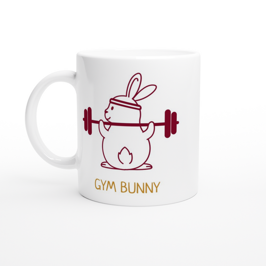 Gym Bunny - White 11oz Ceramic Mug White 11oz Mug