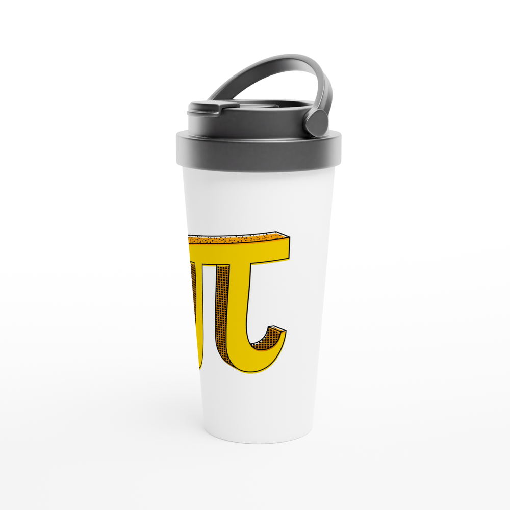 Pi - White 15oz Stainless Steel Travel Mug Travel Mug Maths Science