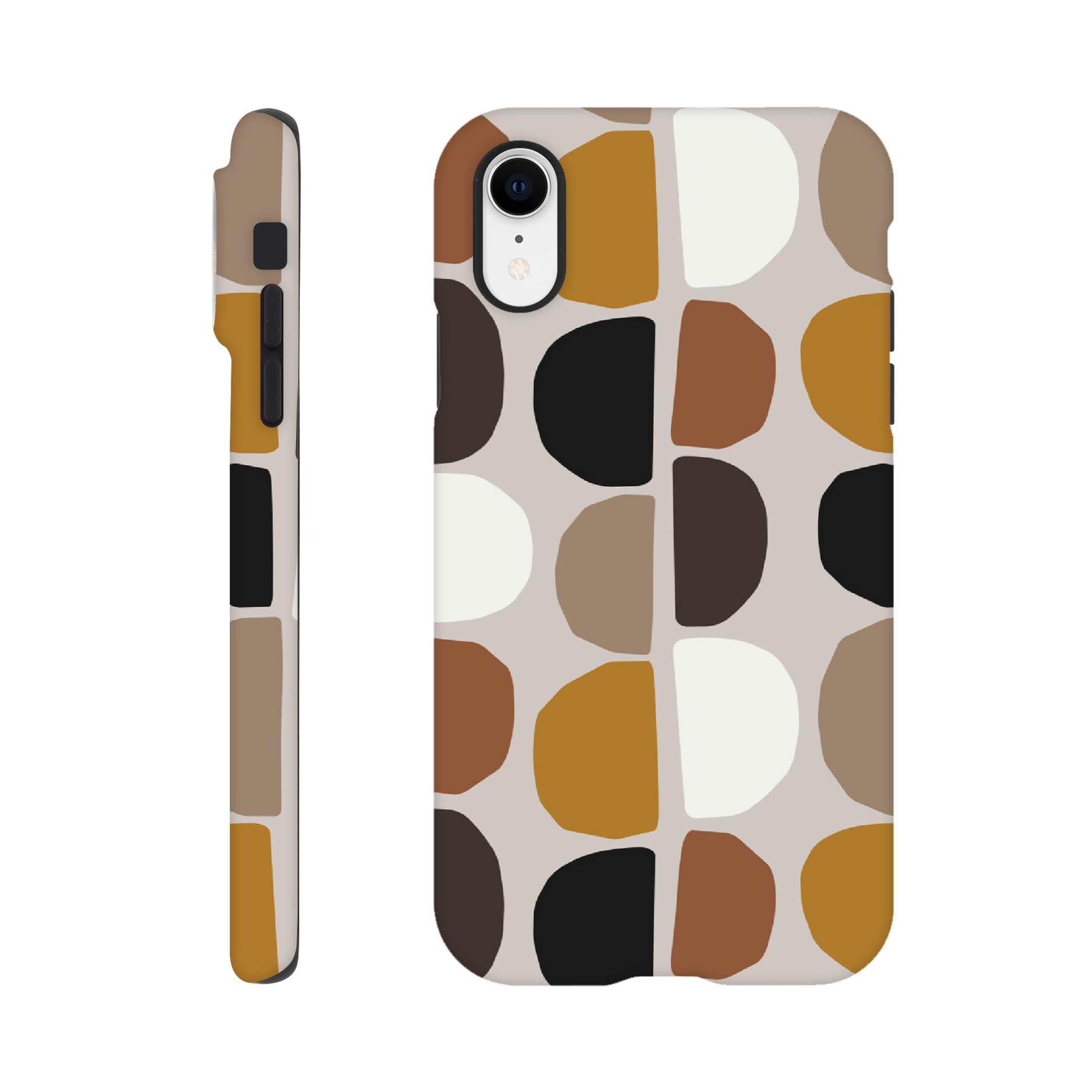 Pebble Brown - Phone Tough Case iPhone XR Phone Case