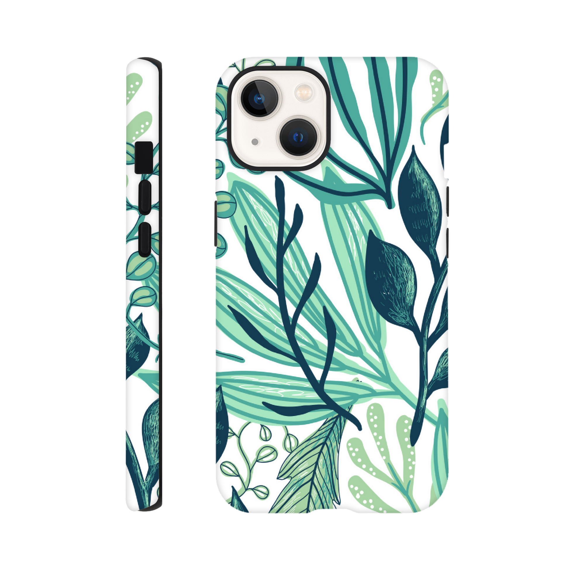 Green Foliage - Phone Tough Case iPhone 13 Phone Case