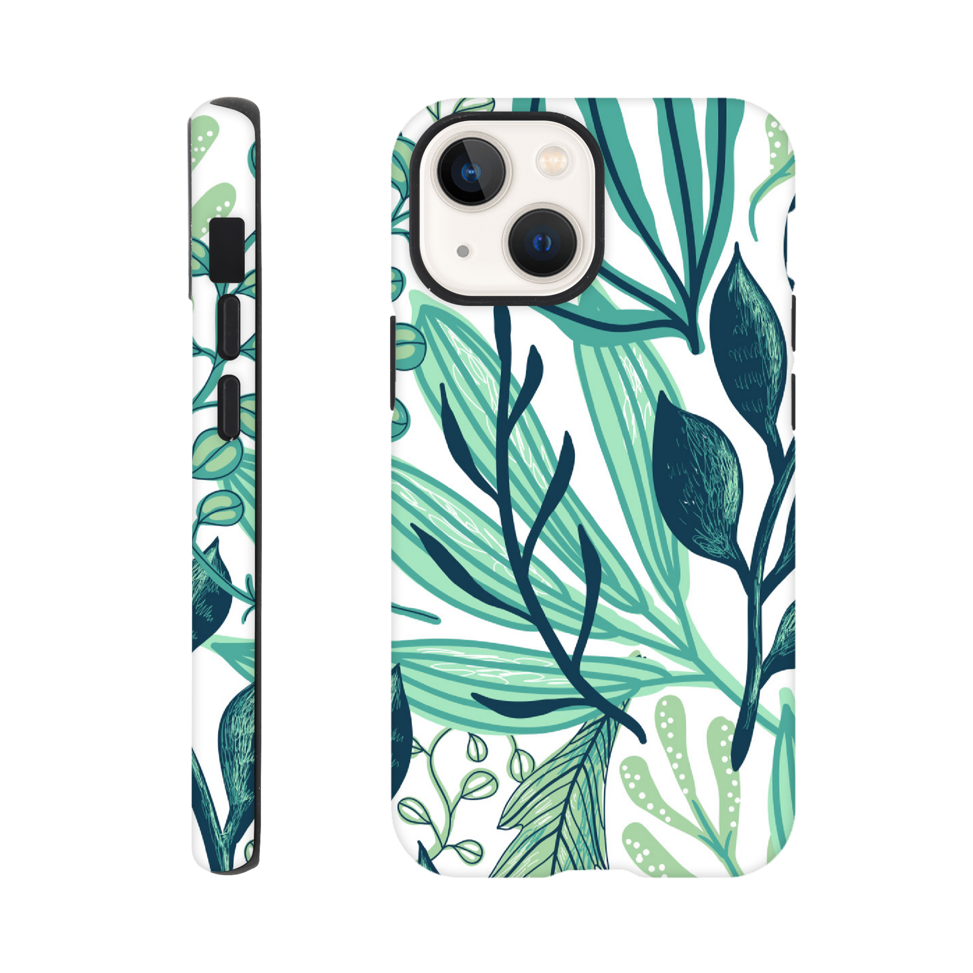 Green Foliage - Phone Tough Case iPhone 13 Mini Phone Case