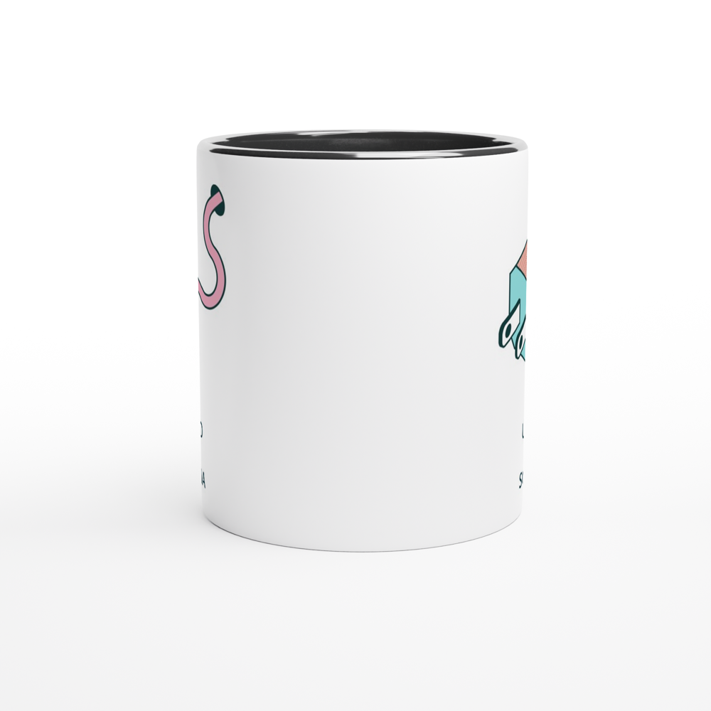 Status: Unplugged From Social Media - White 11oz Ceramic Mug With Colour Inside Colour 11oz Mug Globally Fulfilled