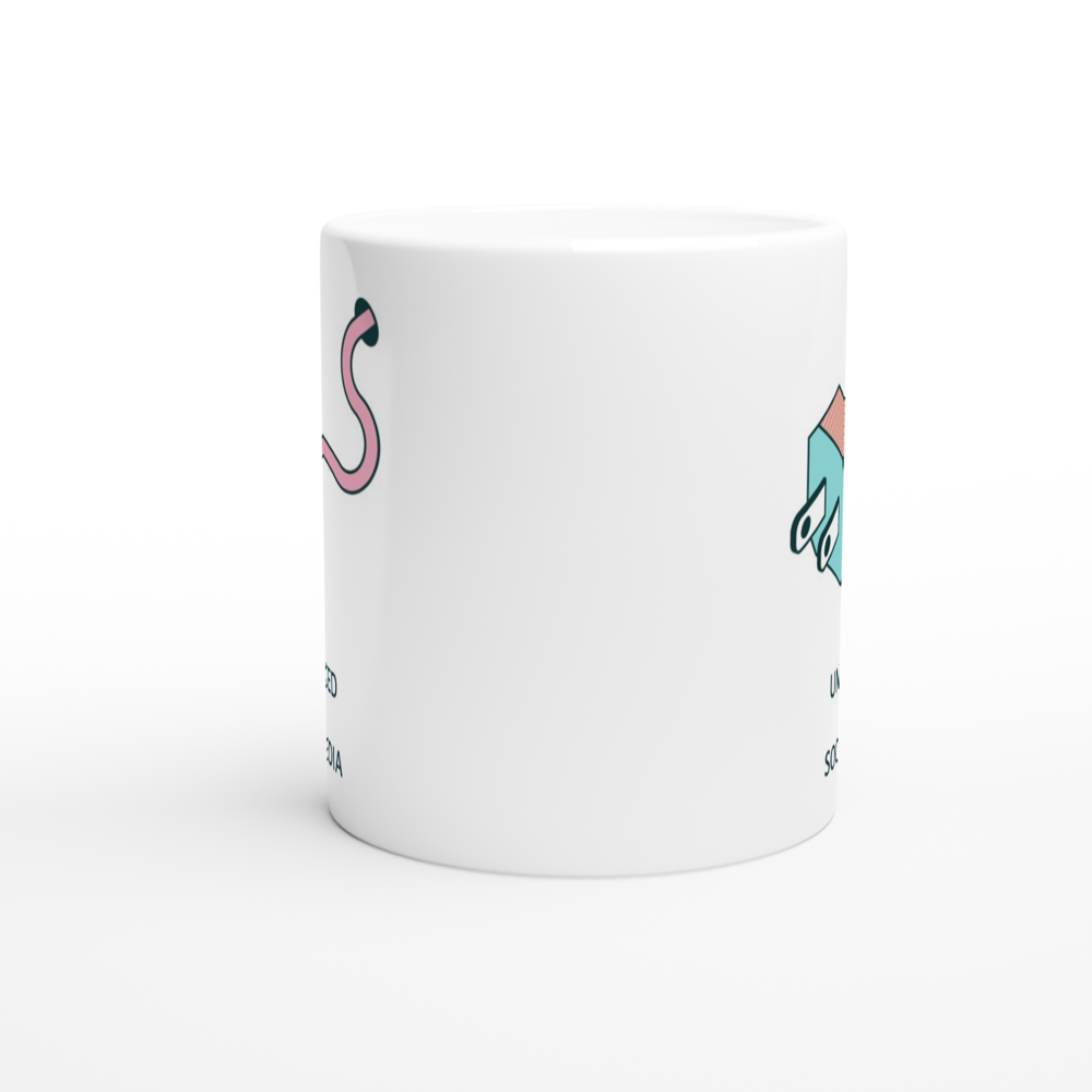 Status: Unplugged From Social Media - White 11oz Ceramic Mug White 11oz Mug