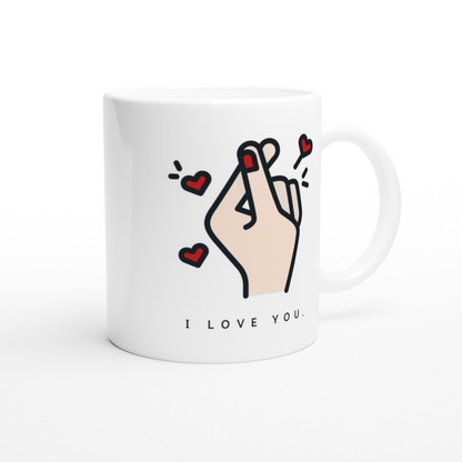 I Love You - White 11oz Ceramic Mug White 11oz Mug