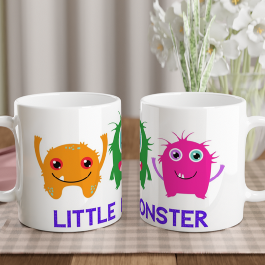 Little Monster - White 11oz Ceramic Mug White 11oz Mug